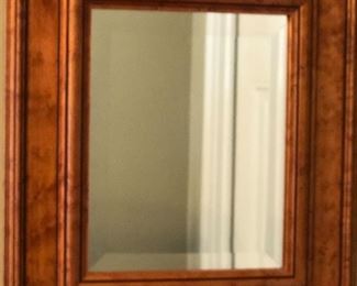 Sullins House Inc Birdseye Maple Framed Bevel Mirror (13.5” x 15.5”)