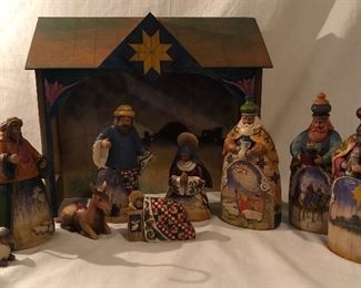 Jim Shore Nativity with Crèche (10 pcs) Set