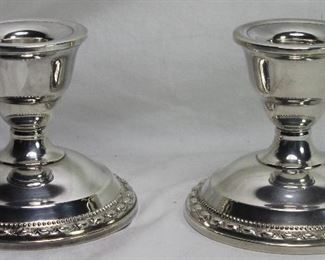 International Sterling “Cameo” Candlestick C. 1936