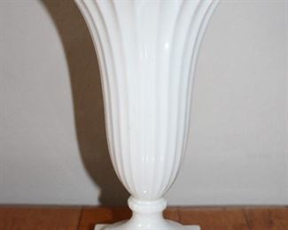 Lenox Ivory Porcelain 9” Fluted Trumpet Vase