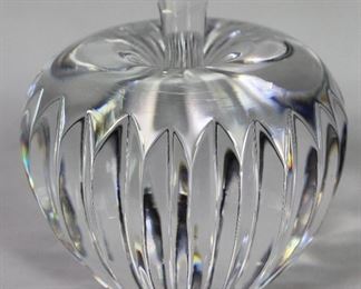 Waterford Crystal Stemmed Apple Paperweight