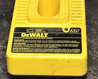 DeWalt Battery Charger XR pack. Extended run -time one hour charger. Model DW9106