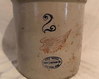 Red Wing Union Stoneware Co. 2 Gallon Crock