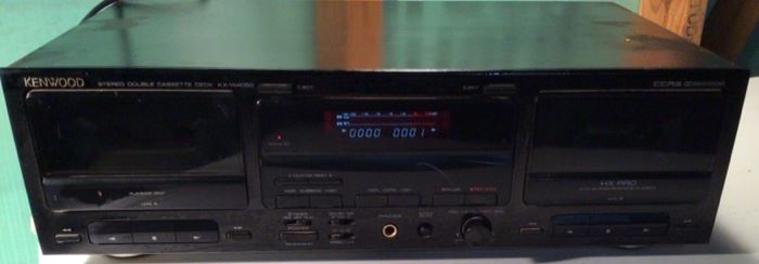 VINTAGE Kenwood KX-W4050 Stereo Double Cassette Deck