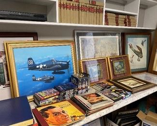 aircraft art, Stephen Hudson prints, books, record albums