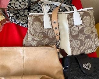 Coach and Brighton bags