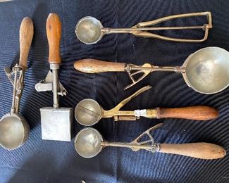 Vintage ice cream scoops