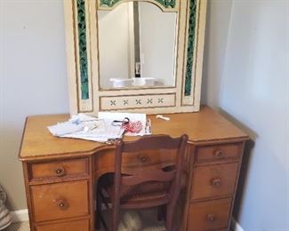Art Deco.Mirror, Vintage Vanity/Desk