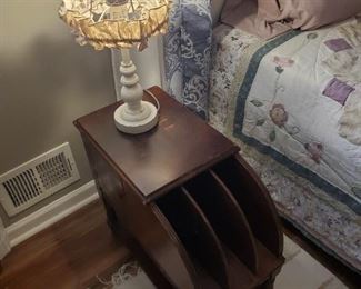 Vintage Magazine/Records Table Stand