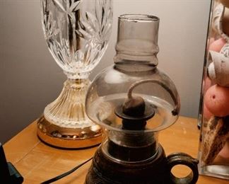 Pottery Kerosene Lamp