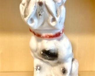 Vintage Carnival Chalkware dog