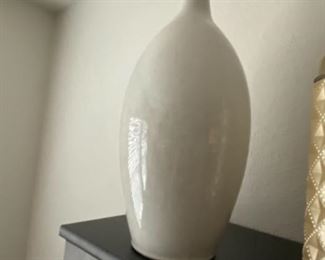 Large white vase