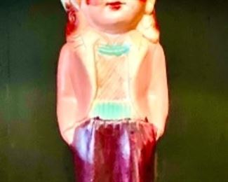 Vintage Carnival Chalkware girl