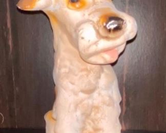 Vintage Carnival Chalkware dog