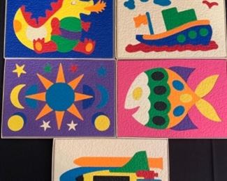 Foam puzzles