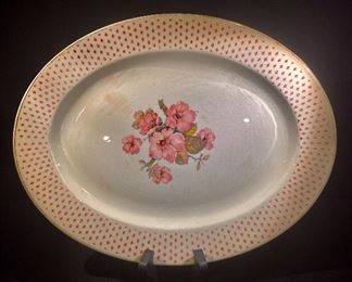 Eggshell Georgian Homer Laughlin serving platter 