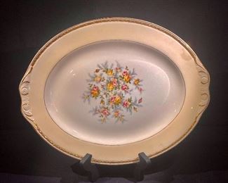 Eggshell Georgian Homer Laughlin serving platter