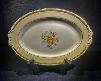 Eggshell Georgian Homer Laughlin serving platter