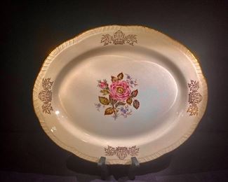 Eggshell Georgian Homer Laughlin serving platter