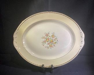 Eggshell Georgian Homer Laughlin serving platter