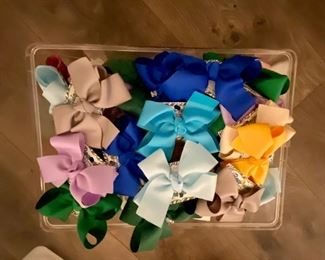 Hair bows. New