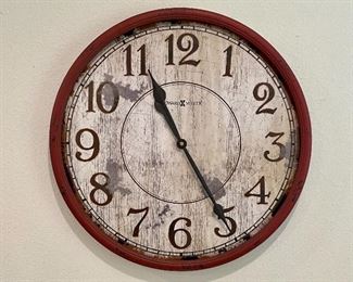Large Howard Miller wall clock