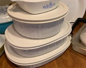 corning ware french white