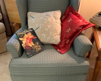 wingback chairs (2)
