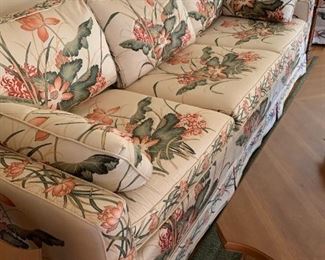 nice sofa with matching love seat