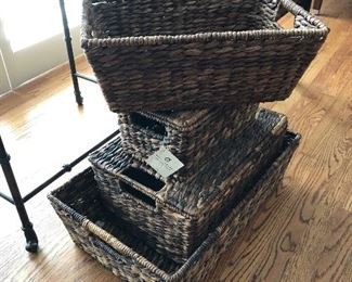 storage baskets