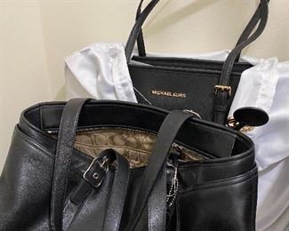 Michael Kors & Coach leather totes