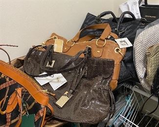 NWT Ralph Lauren, Calvin Klein, Anne Klein, Michael Michael Kors handbags 