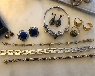 sterling jewelry and costume jewelry - more available