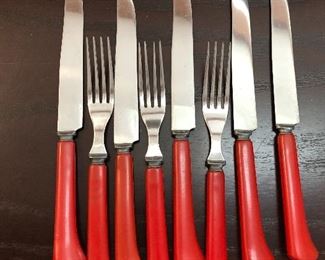 vintage bakelite flatware