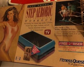 Jane Fonda step aerobic in box