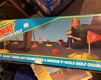 Vintage nerf golf