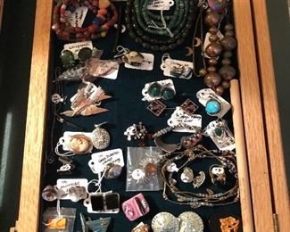 Vintage jewelry, costume and sterling