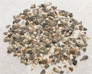 Pile of mini arrowheads, points. Have not counted. $560