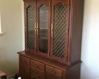 China cabinet to match dining table 