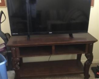 TV and TV stand 