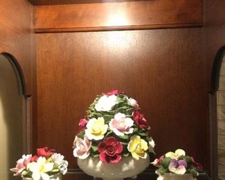 Porcelain  China Floral Arrangements