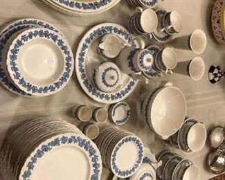  Wedgwood Embossed QUEENSWARE Lavender on Cream