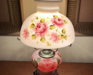 Antique Hurricane Lamp