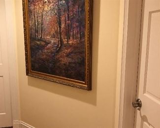 Oil Painting, Fall Forest