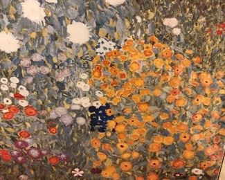 detail of Gustav Klimt, Landscape Art