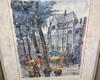 Lovely vintage watercolor