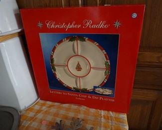 Radko Christmas plate