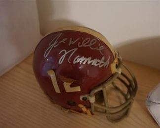 Joe Namath helmet