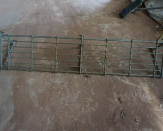 vintage train luggage rack