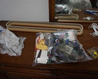 embroidery thread, loom